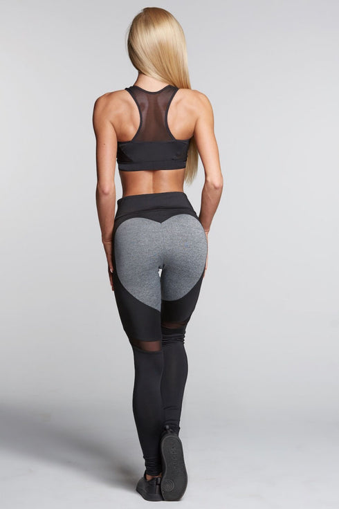 Peach Heart Leggings - ROUTINE FASHION